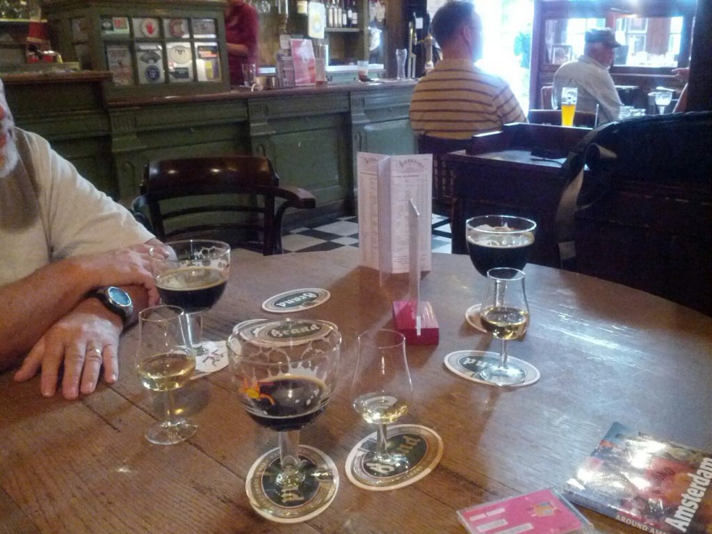 Finishing Up Some Beers At In De Wildeman