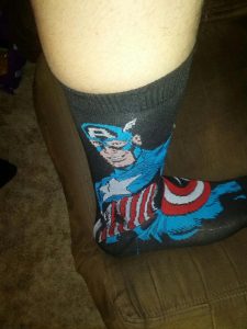 Captain America Socks Work Every Time